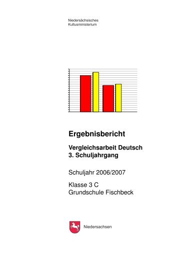 Ergebnisbericht Vergleichsarbeit Deutsch 3. Schuljahrgang