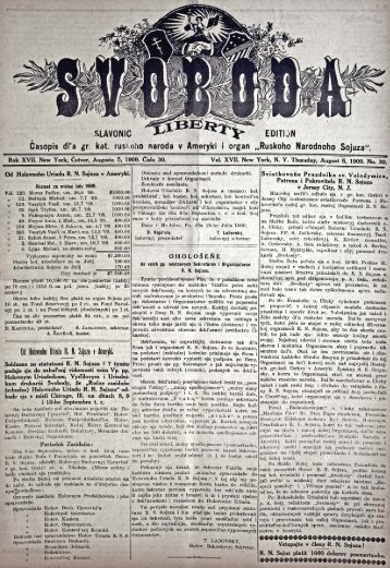 Svoboda slavonic edition 1909, No.30