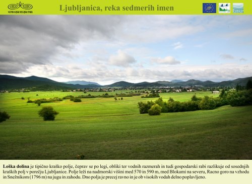 Ljubljanica, reka sedmerih imen - Presihajoče Cerkniško jezero