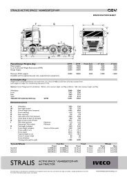 STRALIS ACTIVE SPACE 3 AS440S50TZ/P-HM 6x4 TRACTOR ...