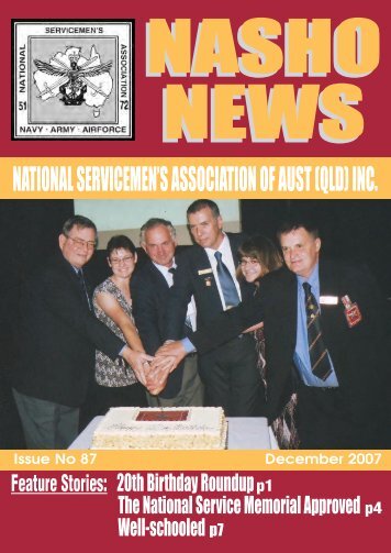 Issue 87 December 2007 - Nasho Front Page