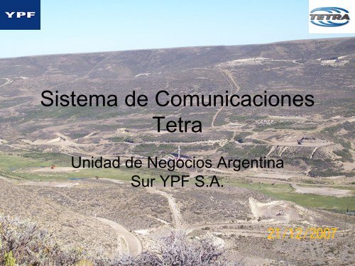 Sistema de comunicaciones Tetra