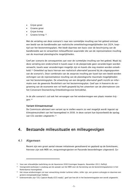 Advies reikwijdte en detailniveau