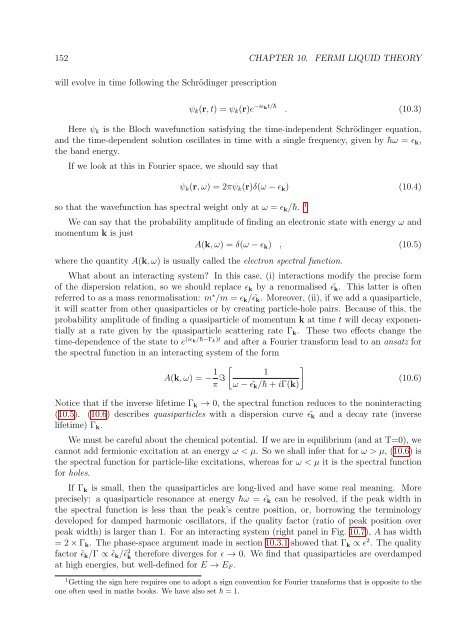 Set of supplementary notes.