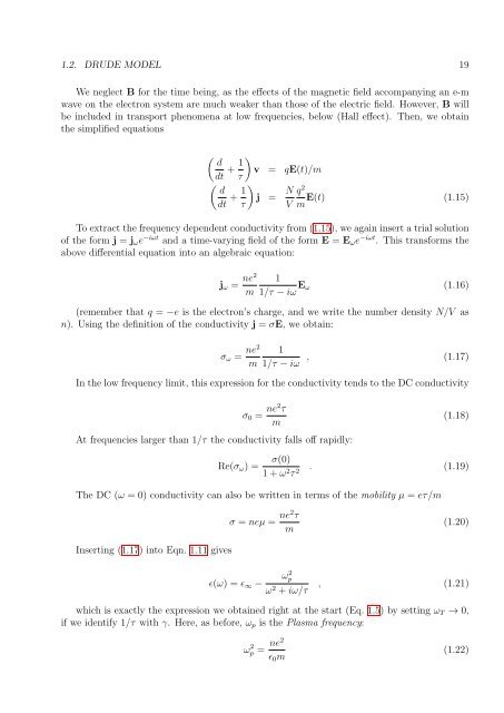 Set of supplementary notes.