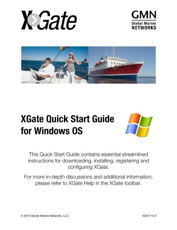 XGate Quick Start Guide for Windows - Global Marine Networks