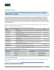 End Of Sale And End Of Life Announcement For The Cisco Cxtec End Of Sale And End Of Life Announcement For The Cisco Cxtec