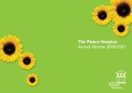 The Peace Hospice Annual Review 2006/2007