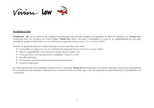 cerÃ¡mica Vision Low - Olympic Dental