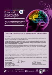 Program Epilepsy&Sleep update 2010
