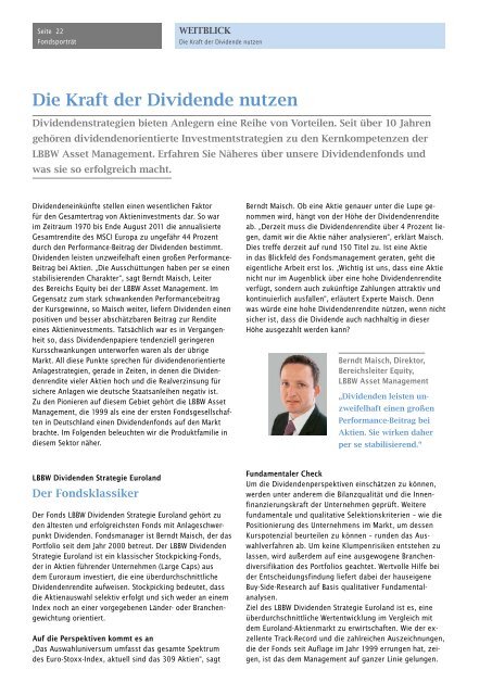 WEITBLICK - LBBW Asset Management Investmentgesellschaft mbH