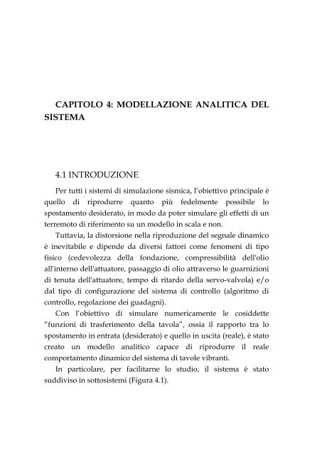 Le tavole vibranti biassiali del CRdC-AMRA - Dipartimento di Analisi ...