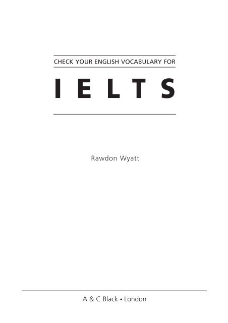 CHECK YOUR ENGLISH VOCABULARY FOR IELTS - Emigra a