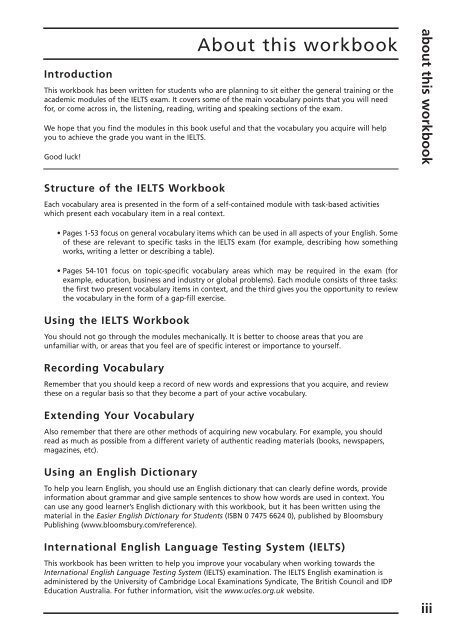 CHECK YOUR ENGLISH VOCABULARY FOR IELTS - Emigra a