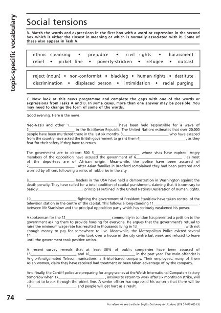 CHECK YOUR ENGLISH VOCABULARY FOR IELTS - Emigra a