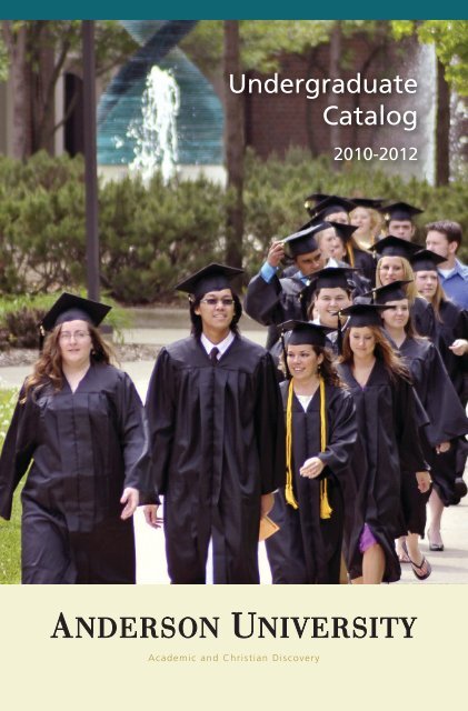 Anderson University Undergraduate Catalog