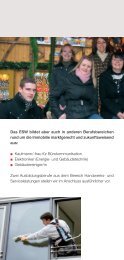 Das ESW bildet aber auch in anderen ... - ESW Bayern