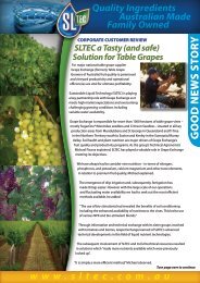 (and Safe) Solution for Table Grapes - Sustainable Liquid Technology