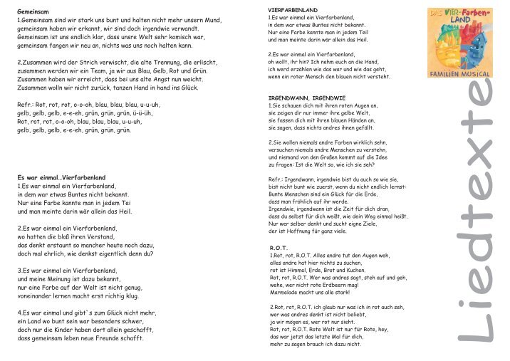 Liedtext Magazine