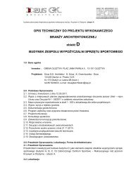 1.4 Opis Techniczny architektura -BUDYNEK D.pdf - Olsztyn