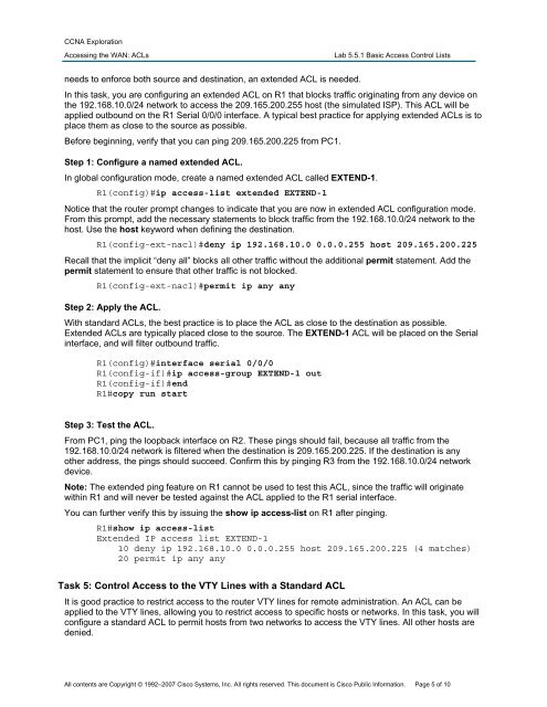 Lab 2.5.1: Basic PPP Configuration Lab