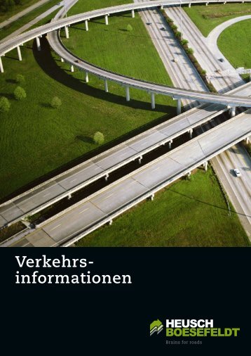 Verkehrs- informationen - HEUSCH BOESEFELDT GmbH