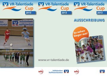 Ausschreibung VR-Talentiade-Cup - Bezirk Neckar/Fils -Jugend