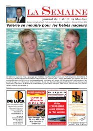 Valérie se mouille pour les bébés nageurs - Immo Jura