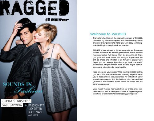 download the new issue of RAGGED