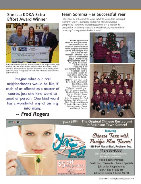 January 2011 - Allegheny West Magazine