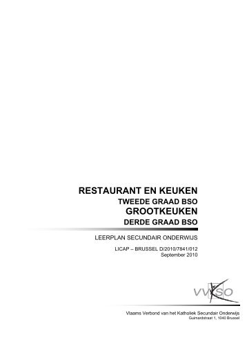 restaurant en keuken grootkeuken - VVKSO - ICT-coördinatoren