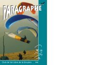 AA-Paragraphe 2/2010 - Club vol libre Gruyère, Fribourg