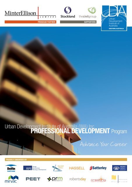 PROfESSiONAL DEvELOPMENT Program - UDIA