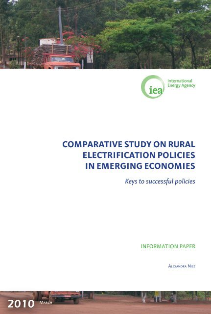 Comparative Study on Rural Electrification Policies ... - OECD iLibrary