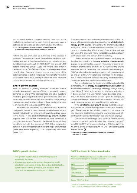 BASF Report 2009 - BASF Report 2012