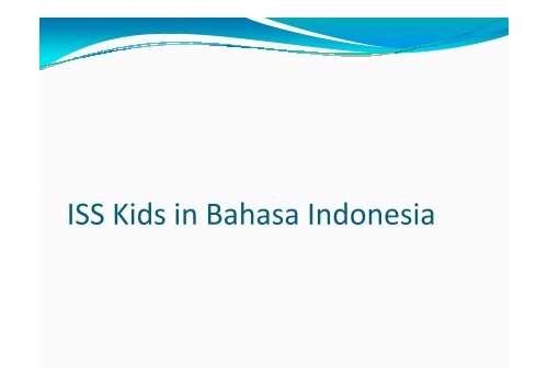 Activity report from Indonesia - APRSAF