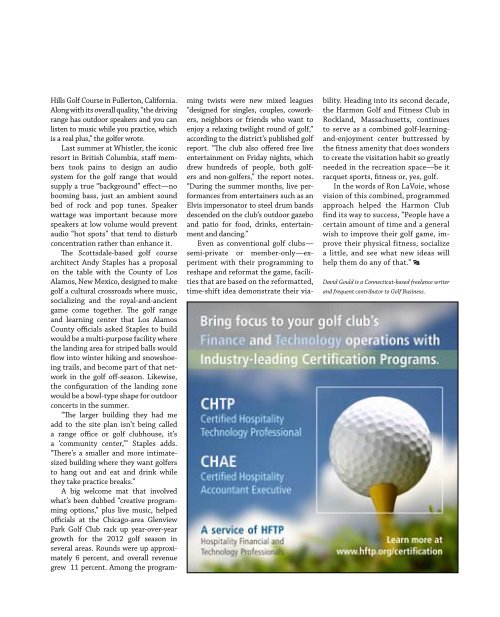 Community - GolfBusiness