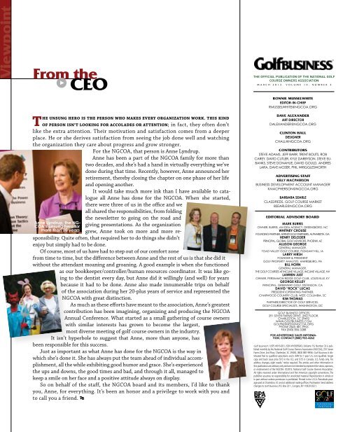 Community - GolfBusiness