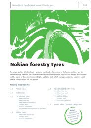 Nokian forestry tyres - Baltic FCS