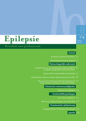 maart 2006 - Nederlandse Liga tegen Epilepsie