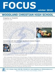 winter 2010 - Woodland Christian High School