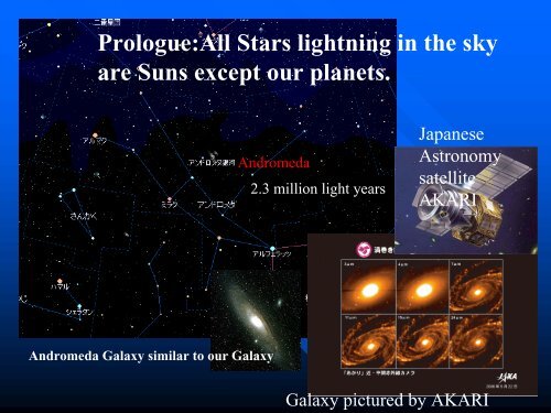 Overview of the universe, our solar system and the ... - APRSAF