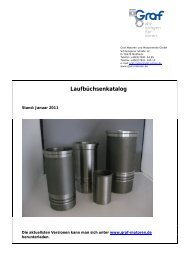 Laufbüchsenkatalog - Graf Motoren und