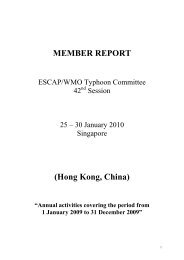 member report - Typhoon Committee