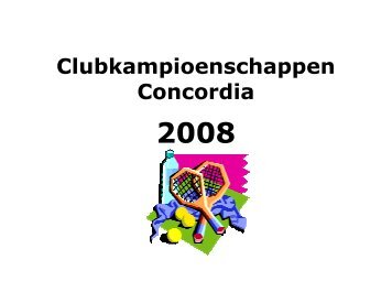 Clubkampioenschap 2008