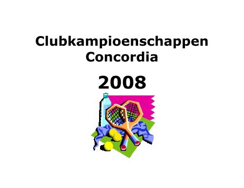 Clubkampioenschap 2008