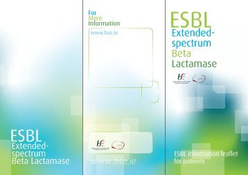 ESBL information leaflet for patients