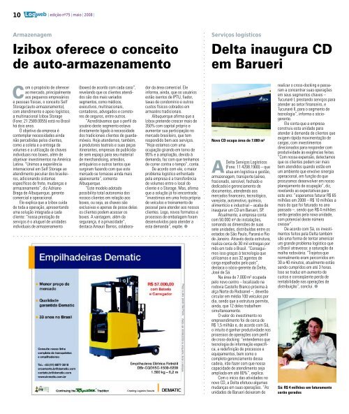 EdiÃ§Ã£o 75 download da revista completa - Logweb