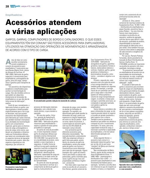 EdiÃ§Ã£o 75 download da revista completa - Logweb