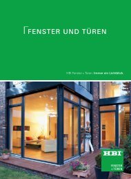 FENSTER UND TÜREN - HBI Holz-Bau-Industrie GmbH & Co. KG